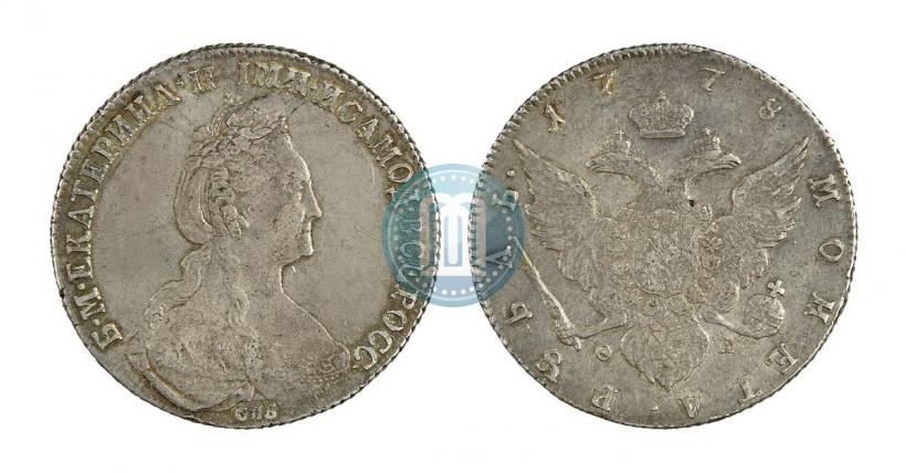 Picture 1 rouble 1778 year СПБ-ФЛ 