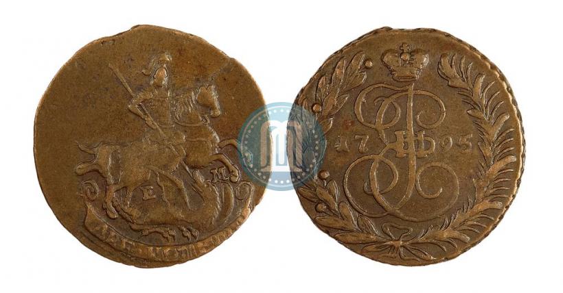 Picture 2 kopecks 1795 year ЕМ 