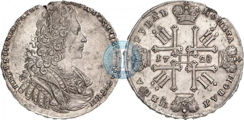 Picture 1 rouble 1728 year  "Type of 1728"
