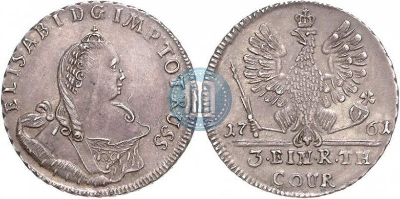 Picture 1/3 Thaler 1761 year  