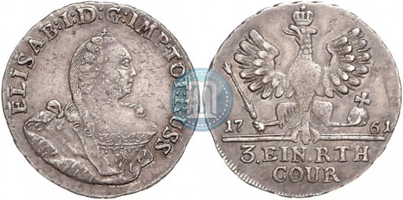 Picture 1/3 Thaler 1761 year  