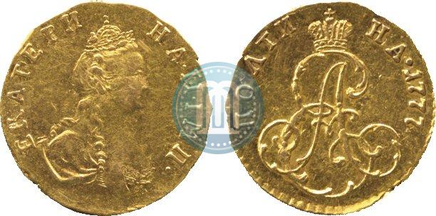 Фото Полтина 1777 года  