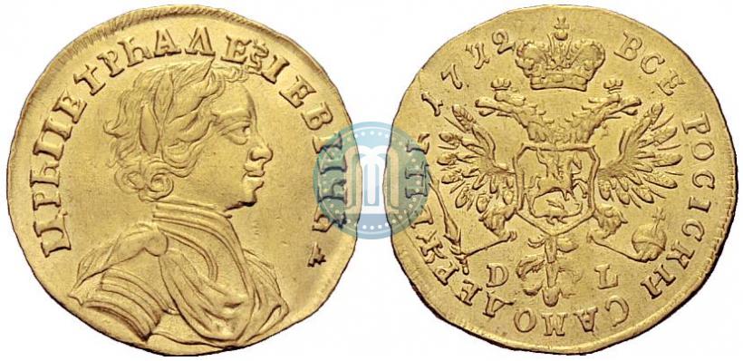 Picture 1 ducat 1712 year D-L 