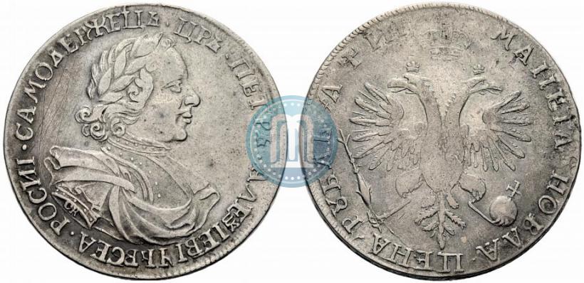 Picture 1 rouble 1718 year OK-L 