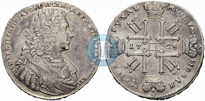 Фото 1 рубль 1728 года  "Тип 1728"