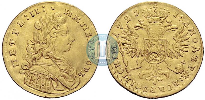 Фото 1 червонец 1729 года  