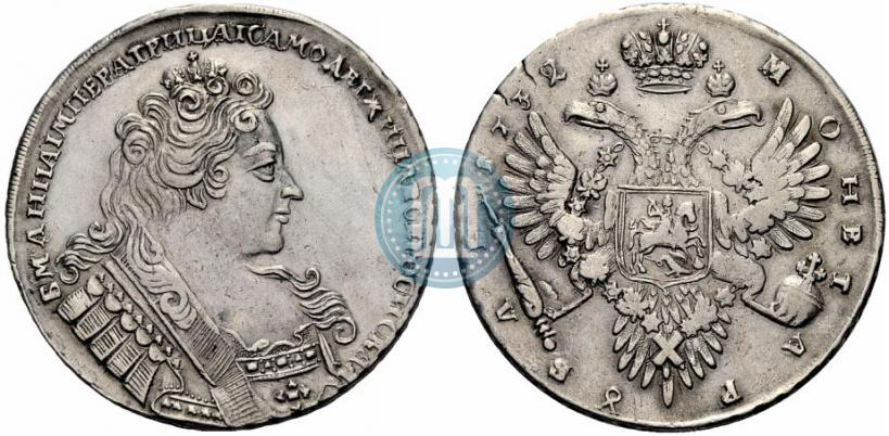 Picture 1 rouble 1732 year  