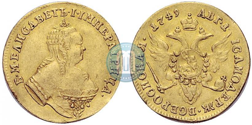 Picture 1 ducat 1749 year  "Eagle on the reverse"