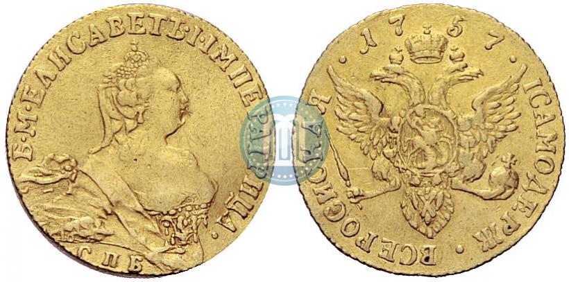 Picture 1 ducat 1757 year СПБ-Ю 