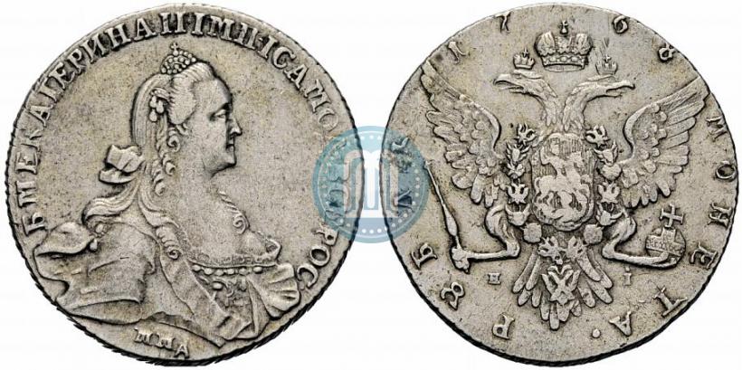 Picture 1 rouble 1768 year ММД-EI 