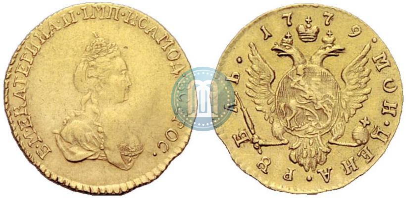 Фото 1 рубль 1779 года  