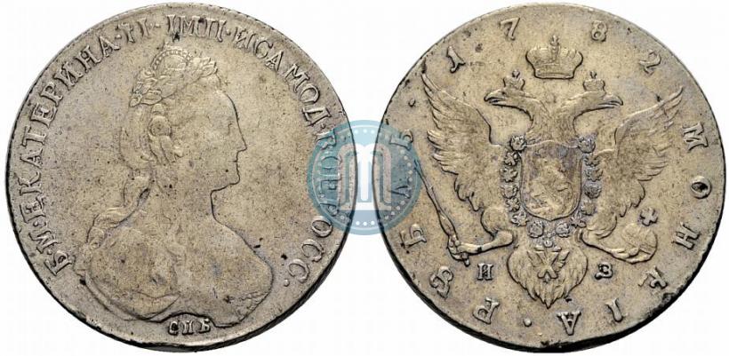 Picture 1 rouble 1782 year СПБ-ИЗ 