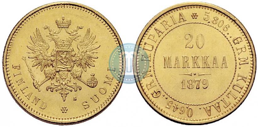 Picture 20 markkaa 1879 year S 