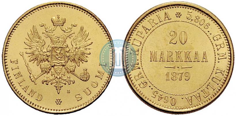 Picture 20 markkaa 1879 year S 