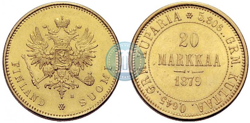 Picture 20 markkaa 1879 year S 