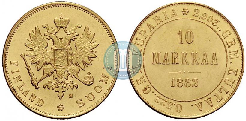 Фото 10 марок 1882 года S 