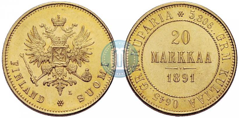 Фото 20 марок 1891 года L 