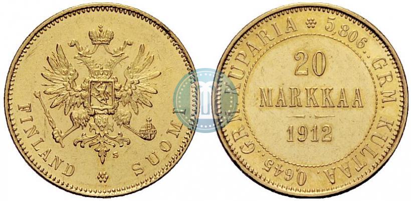 Picture 20 markkaa 1912 year S 