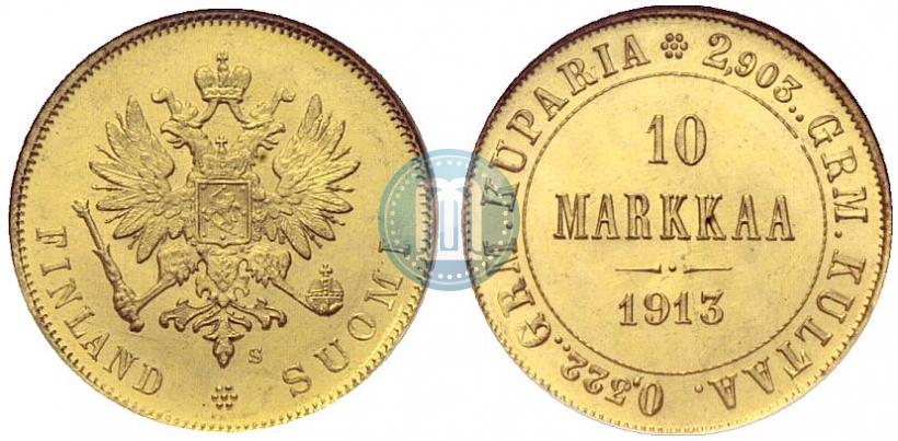 Picture 10 markkaa 1913 year S 