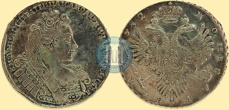 Picture 1 rouble 1732 year  