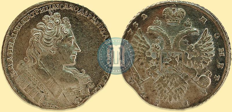 Picture 1 rouble 1732 year  