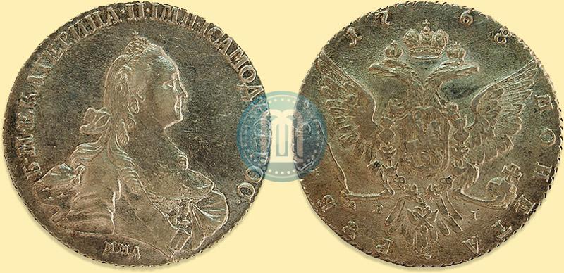 Picture 1 rouble 1768 year ММД-EI 