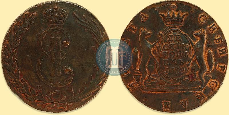 Picture 10 kopecks 1769 year КМ 