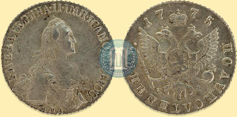 Фото Полуполтинник 1775 года ММД-СА 