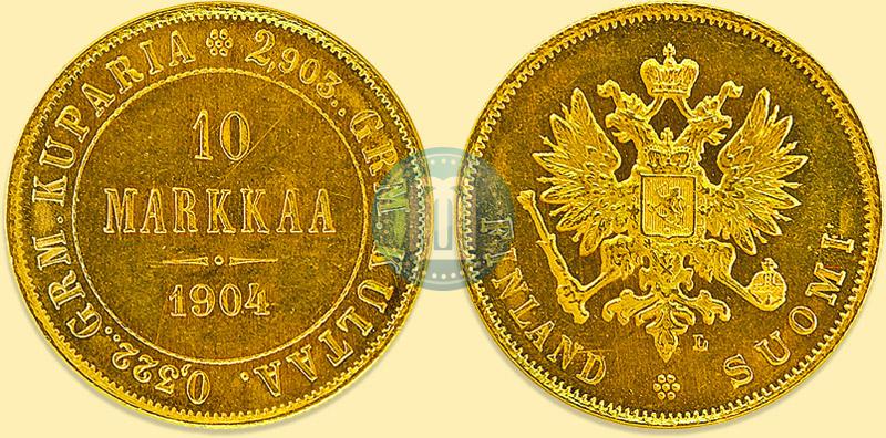 Фото 10 марок 1904 года L 