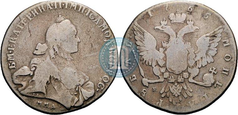 Picture 1 rouble 1765 year ММД-EI 