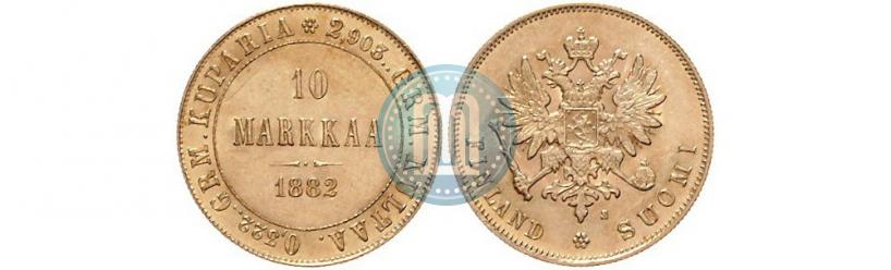 Picture 10 markkaa 1882 year S 