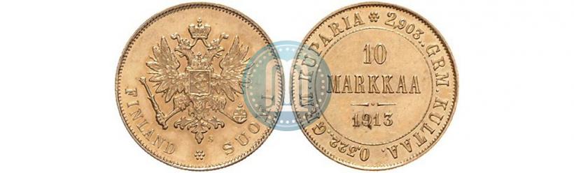Picture 10 markkaa 1913 year S 