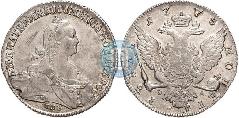 Picture 1 rouble 1775 year СПБ-ФЛ 