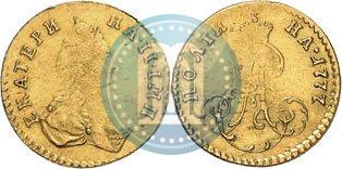 Фото Полтина 1777 года  