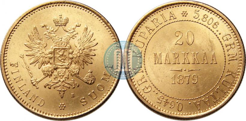 Фото 20 марок 1879 года S 