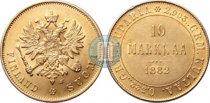 Фото 10 марок 1882 года S 