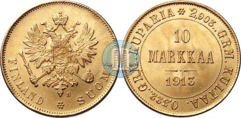Фото 10 марок 1913 года S 