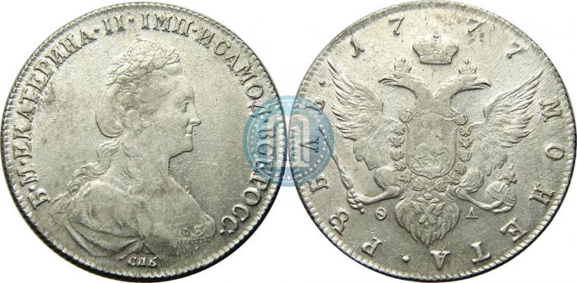 Picture 1 rouble 1777 year СПБ-ФЛ 