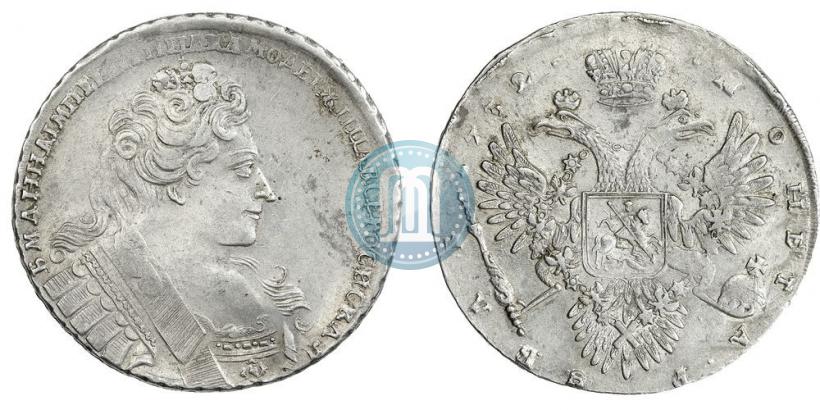 Picture 1 rouble 1732 year  