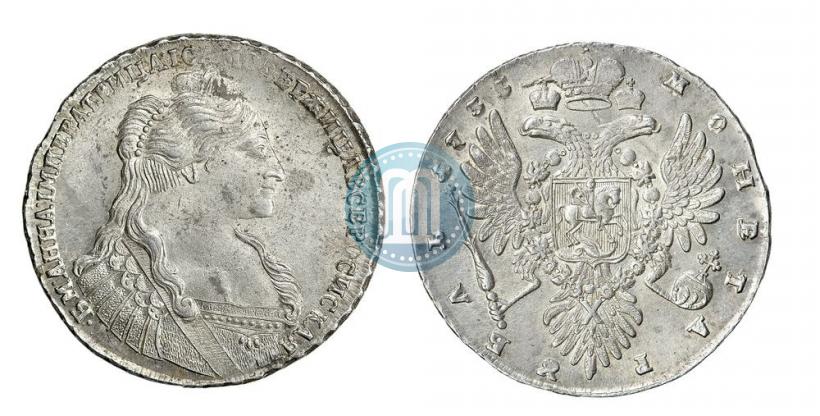 Picture 1 rouble 1735 year  