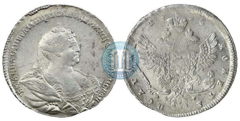Picture Poltina 1738 year  "Moscow type"