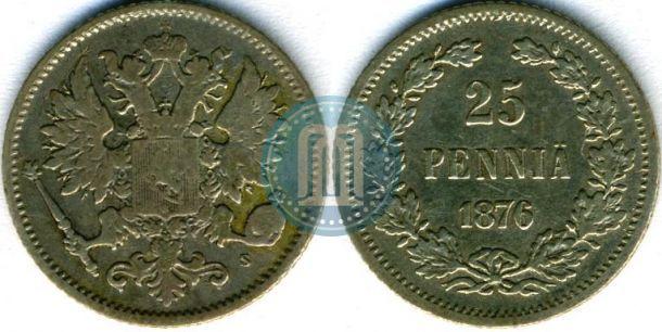 Picture 25 pennia 1876 year S 