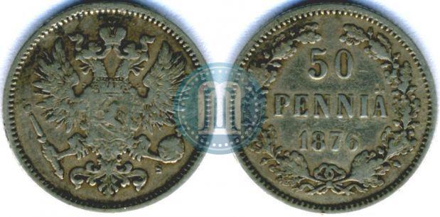 Picture 50 pennia 1876 year S 