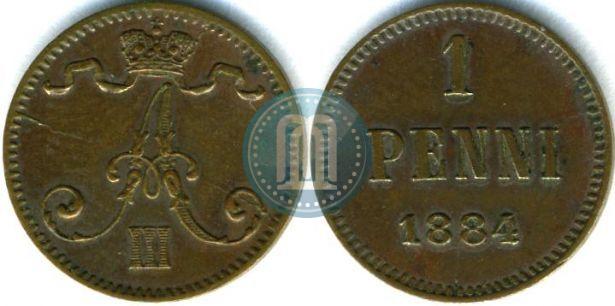 Picture 1 penni 1884 year  
