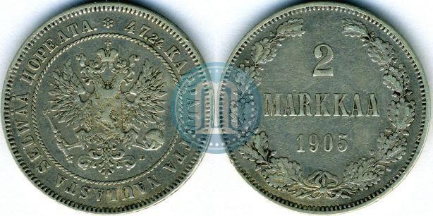 Picture 2 markkaa 1905 year L 