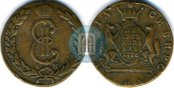 Picture 10 kopecks 1776 year КМ 