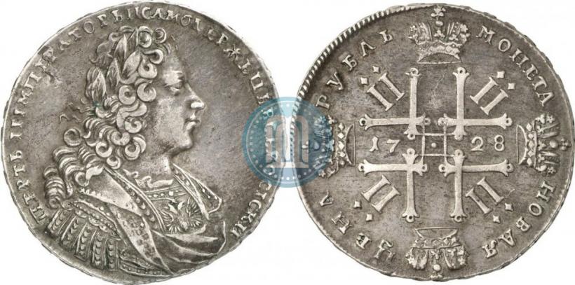 Picture 1 rouble 1728 year  "Type of 1728"