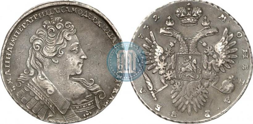 Фото 1 рубль 1732 года  