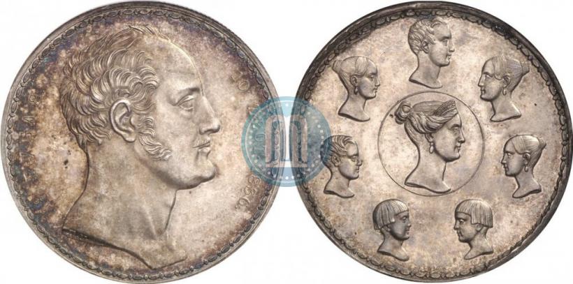Picture 1,5 roubles - 10 złotych 1836 year П.У. "Family rouble"