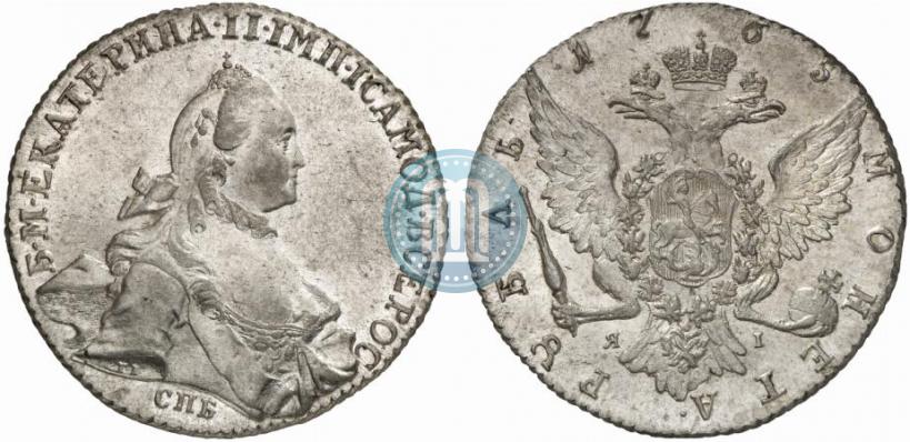 Picture 1 rouble 1765 year СПБ-ЯI 